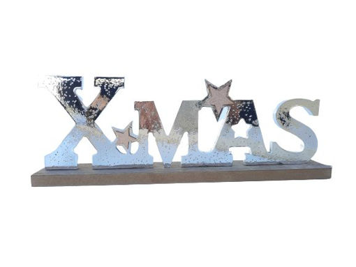 Picture of XMAS ON WOODEN BASE